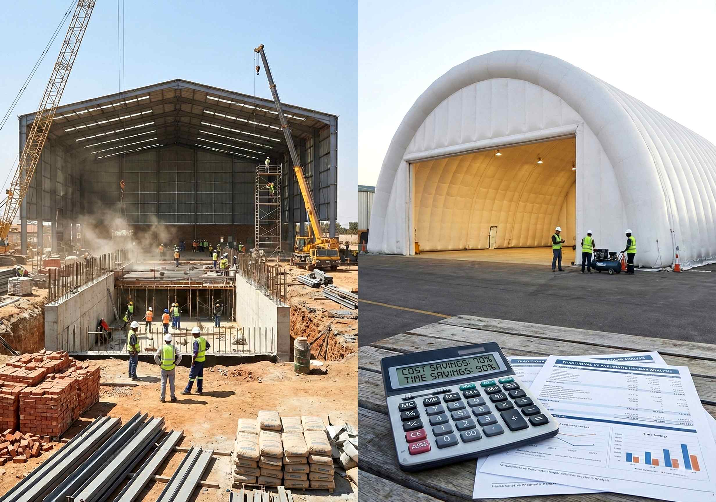 Экономические преимущества пневмоангаров