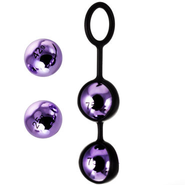 Тренажер Кегеля Toyfa A-toys Pleasure balls set, сменные шарики 14,6 см, силиконовая оправа