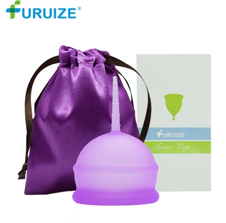 Менструальная чаша Furuize Shorty, фиолетовая