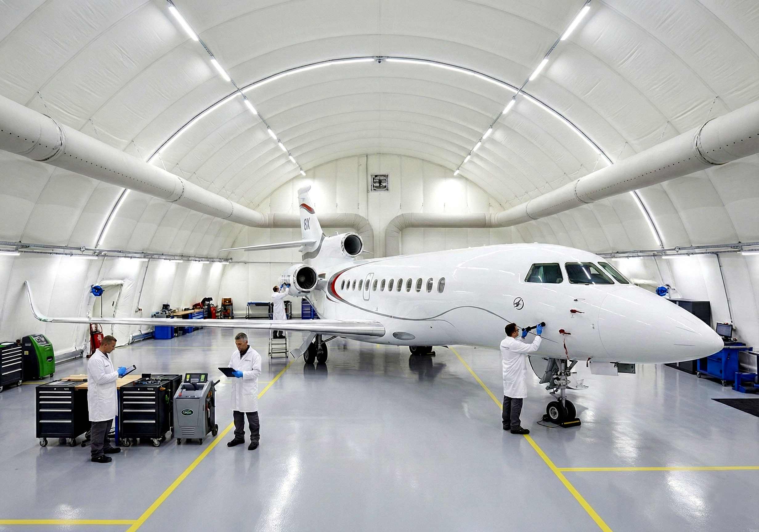 Авиационное применение пневмоангаров