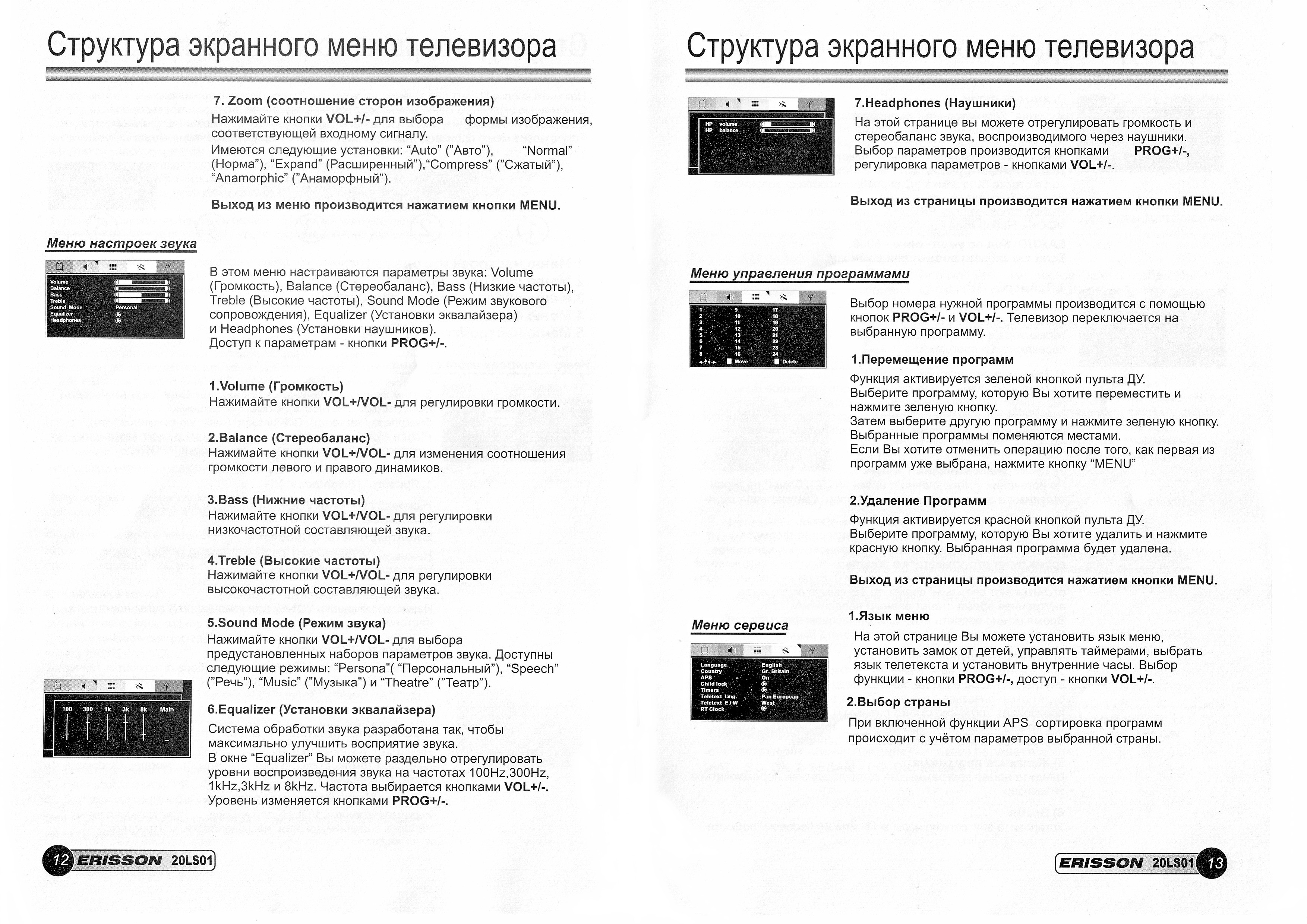 Телевизор эриссон пропало изображение что делать а звук есть