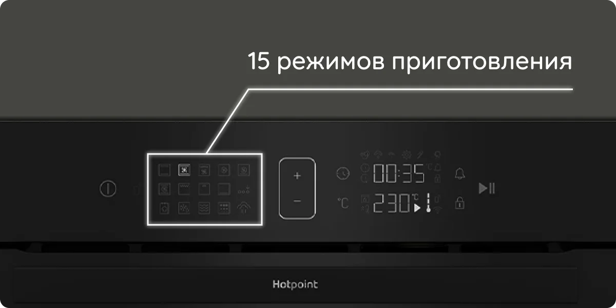 Режимы духового шкафа Hotpoint FE8 1352 SMP BLG