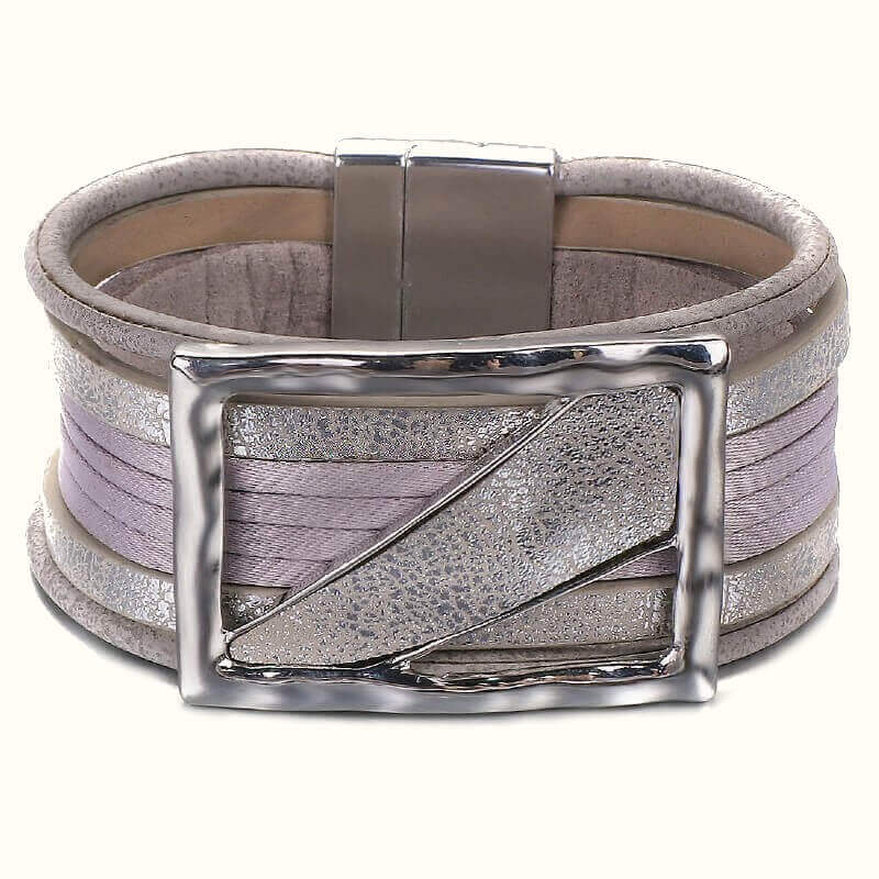 БРАСЛЕТ ЖЕНСКИЙ VINTAGE SILVER SQUARE - E190317