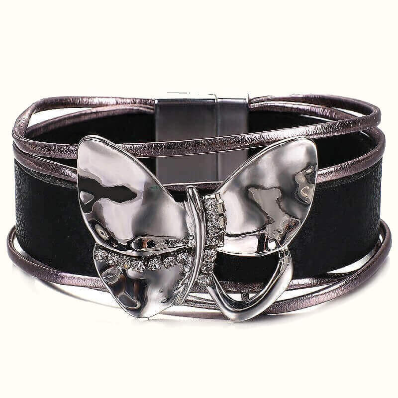 БРАСЛЕТ ЖЕНСКИЙ VINTAGE BUTTERFLY METAL-E190329