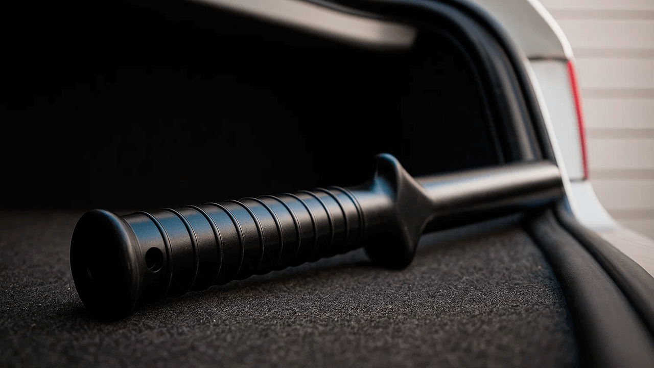 Резиновая палка в багажнике