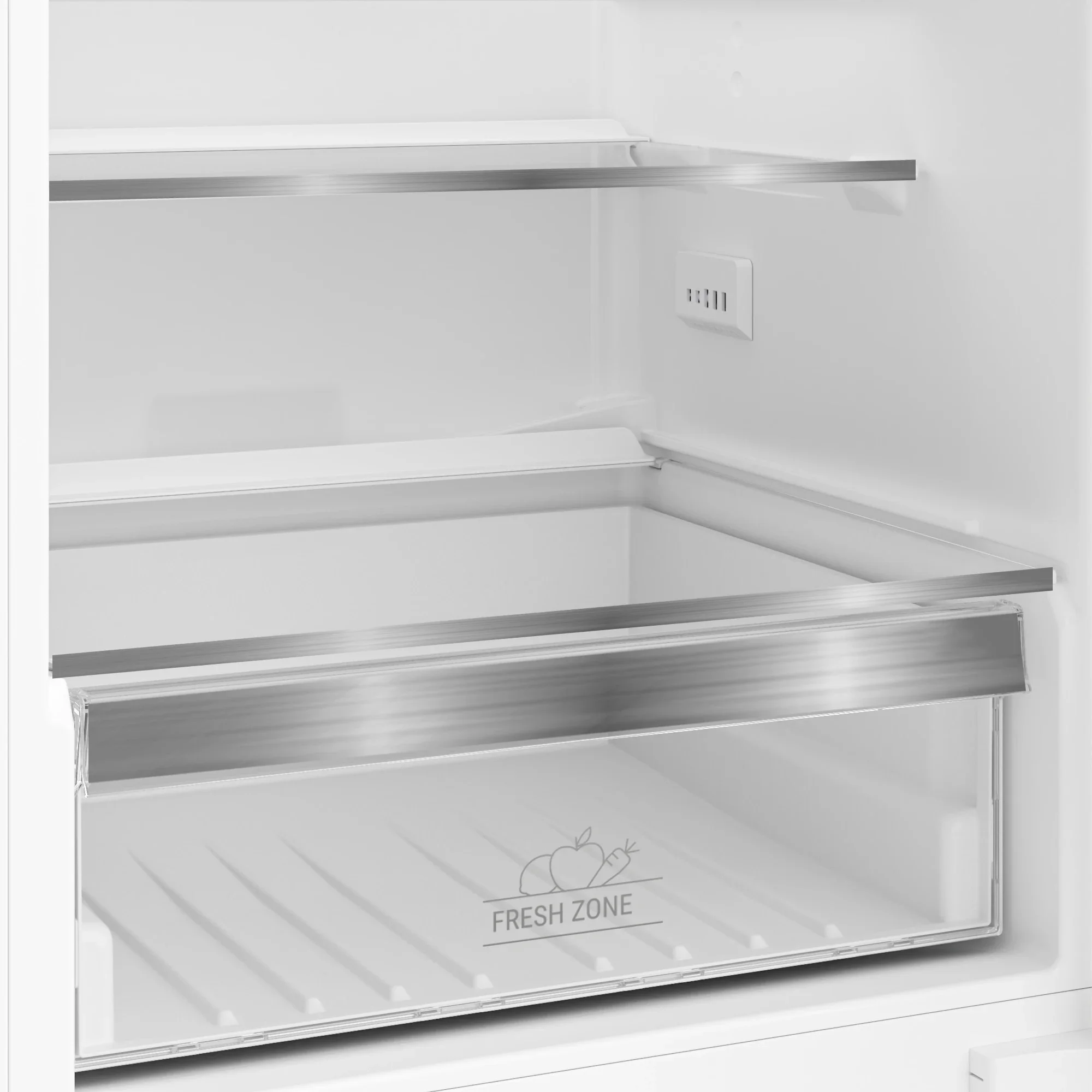 полки и зона свежести холодильника Hotpoint HBH 20