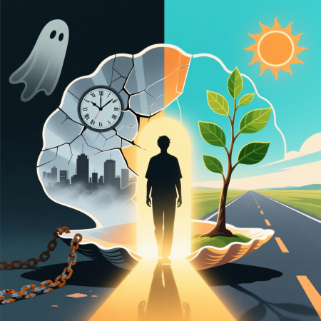 <img src="rebirth-of-self-2026-personal-transformation.jpg" alt="Personal rebirth in 2026 inner transformation breaking old self and choosing new life">