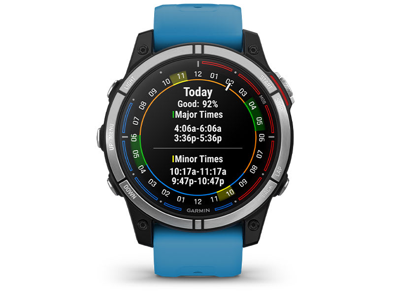 Умные часы Garmin Quatix 7 с синим силиконовым ремешком: УПРАВЛЕНИЕ АВТОПИЛОТОМ
