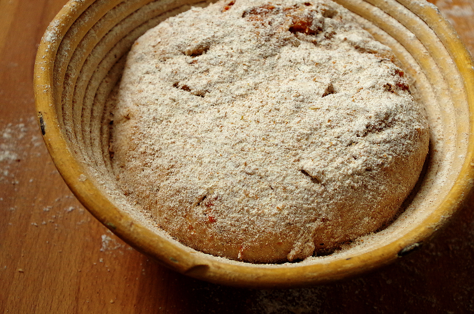 тесто в начале расстойки