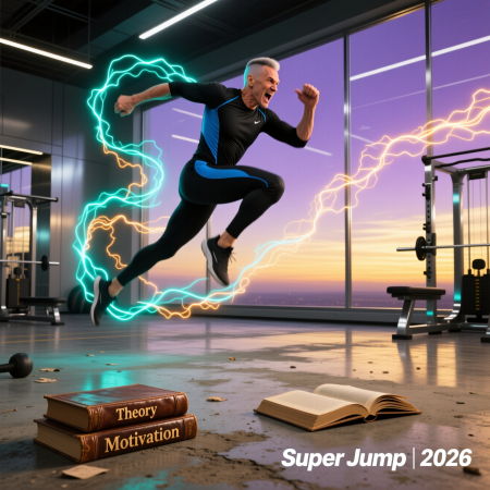 <img src="super-jump-efficiency-2026.jpg" alt="A person choosing active Super Jump energy practices over passive motivation books in 2026">