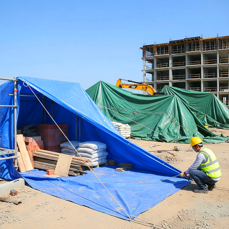 Тенты на стройке