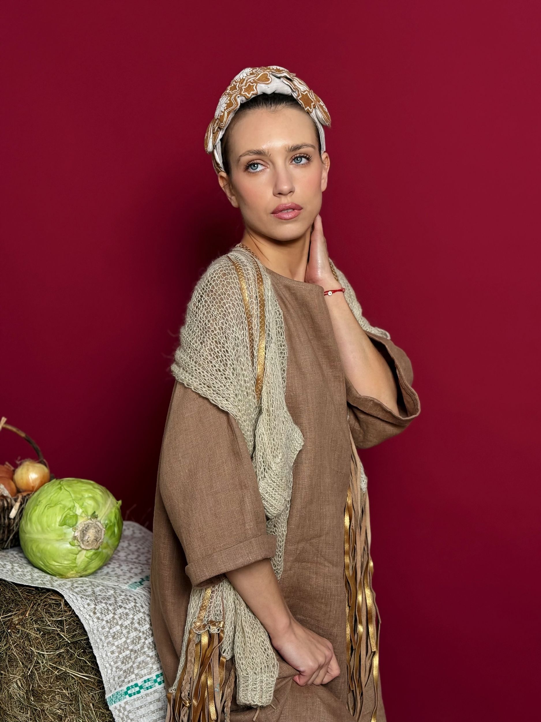 Алевтина. Платье женское льняное миди PL-42136. Linenby.by Алевтина. Платье женское льняное миди PL-42136. Linenby.by