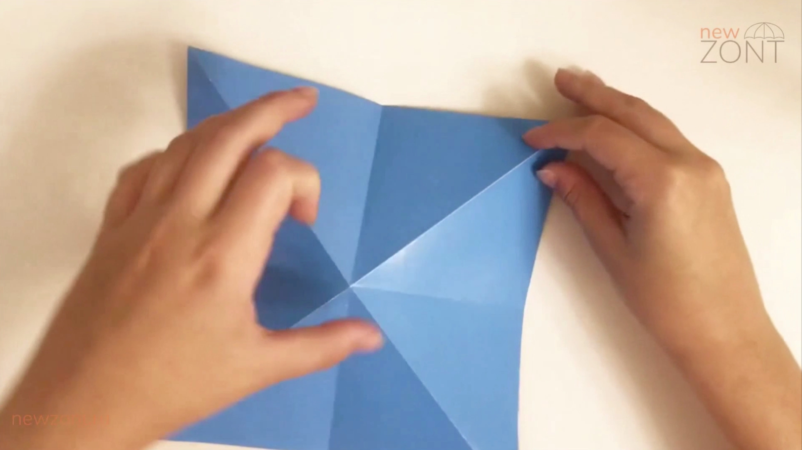 Как сделать зонтик из бумаги