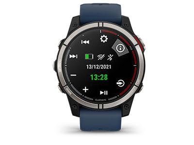 Умные часы Garmin Quatix 7 Sapphire титановый с синим силиконовым ремешком: АУДИОСИСТЕМА FUSION-LINK™