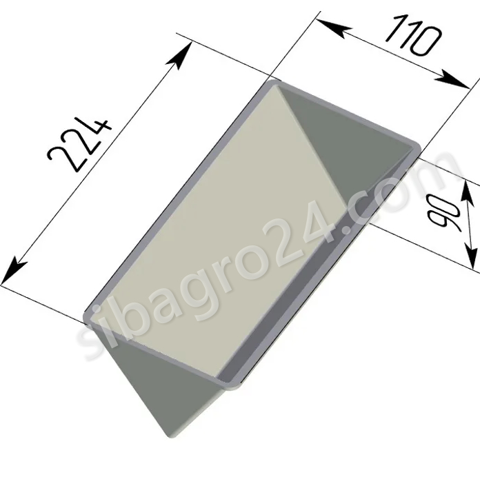 Форма хлебная 3Л225 треугольная.jpg