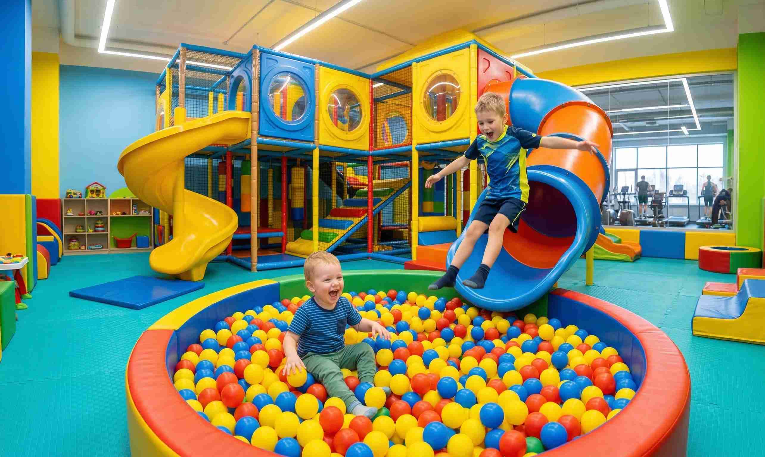 Игровая комната в фитнес-клубе