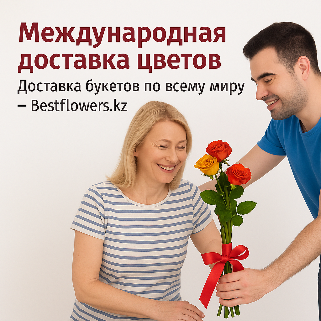 Международная доставка цветов — Bestflowers.kz