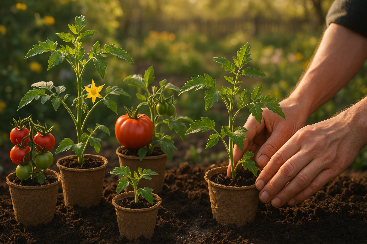 Рассадные помидоры в контейнерах с датами посадки для южных, центральных и северных регионов