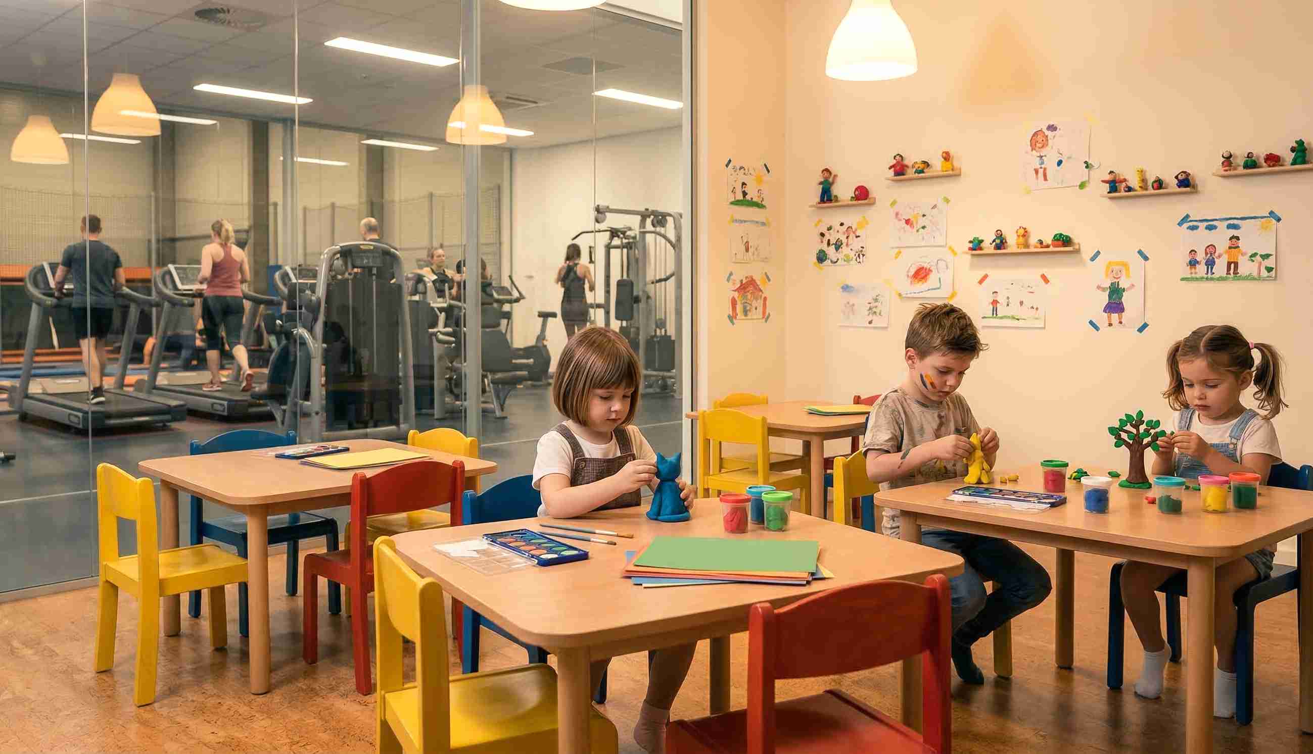 Творческая мастерская в фитнес-клубе