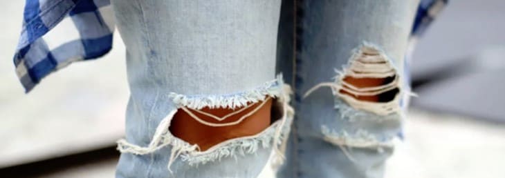 Как сделать потертости на джинсах своими руками — kormstroytorg.ru