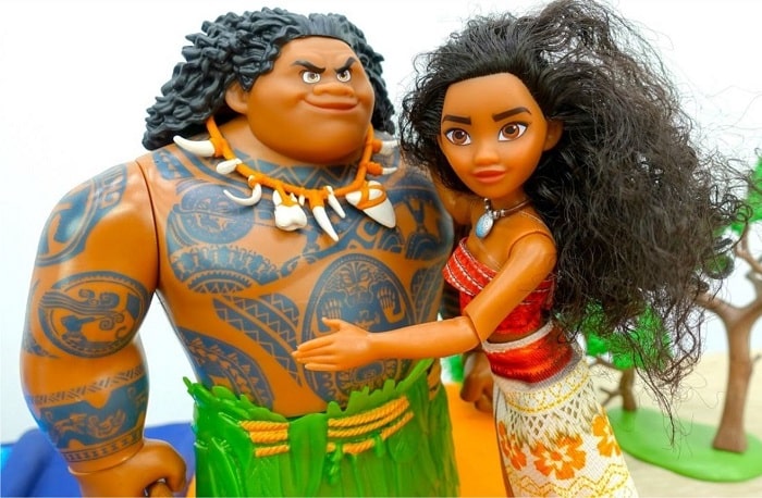 Игровой набор кукол Моана и Мауи - Приключения