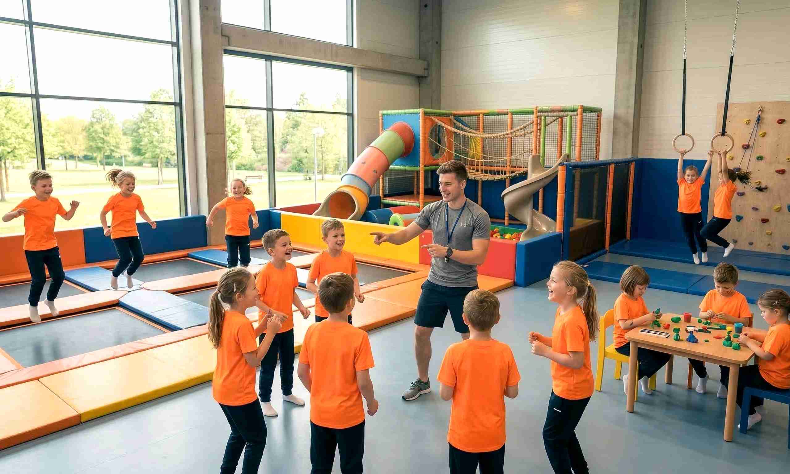 Каникулярный лагерь в фитнес-клубе