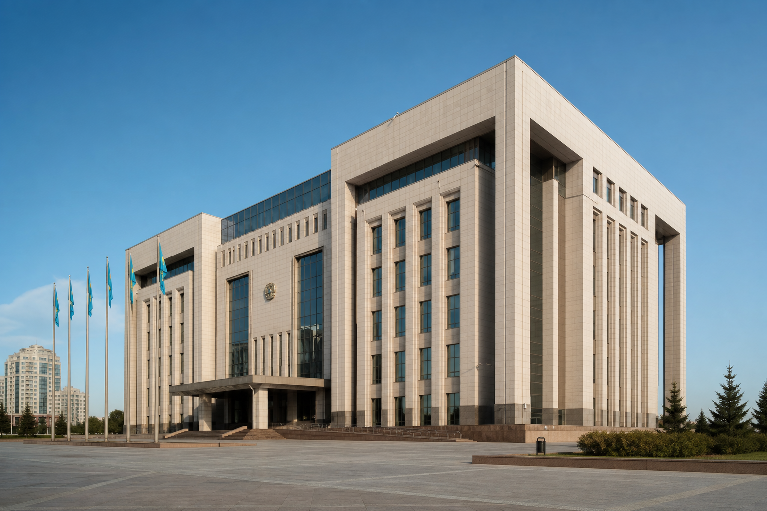Проектирование навесных вентилируемых фасадов — фасад здания, Усть-Каменогорск, Казахстан | ҚР нормалары бойынша аспалы желдетілетін қасбеттерді жобалау — ғимарат қасбеті