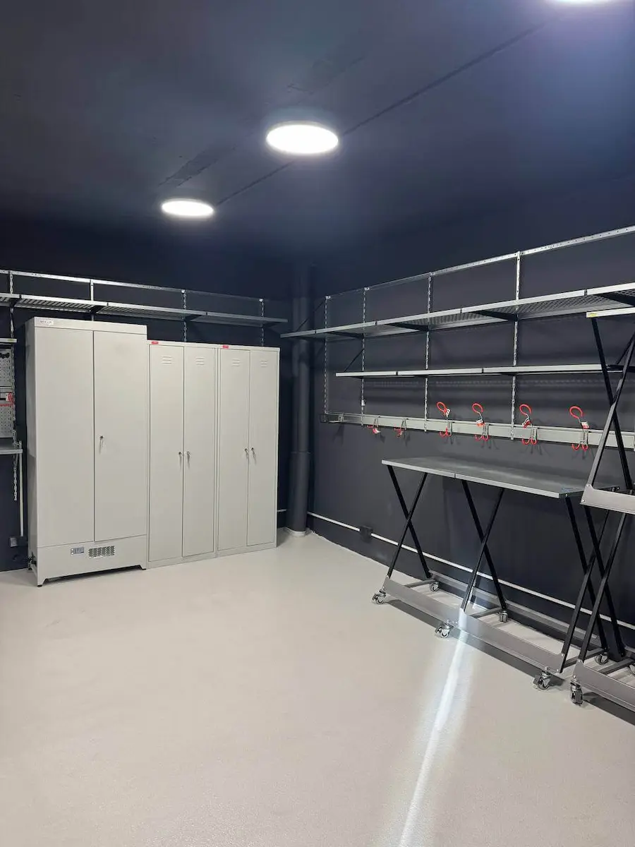 Гараж 37 м² в Минске — система хранения IF после установки (фото 3)
