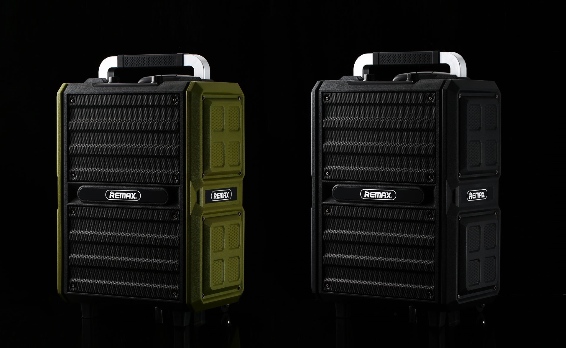 Портативная акустика REMAX RB-X5 50W Outdoor karaoke Bluetooth 50 Ватт 6 часов без