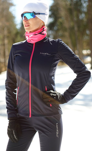 Детский утеплённый лыжный костюм Nordski Motion BlueBerry-Pink NSJ437937 - ИМ SkiRunner