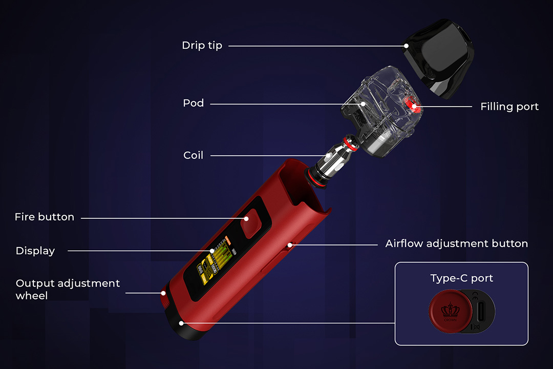 UWELL Crown D Kit