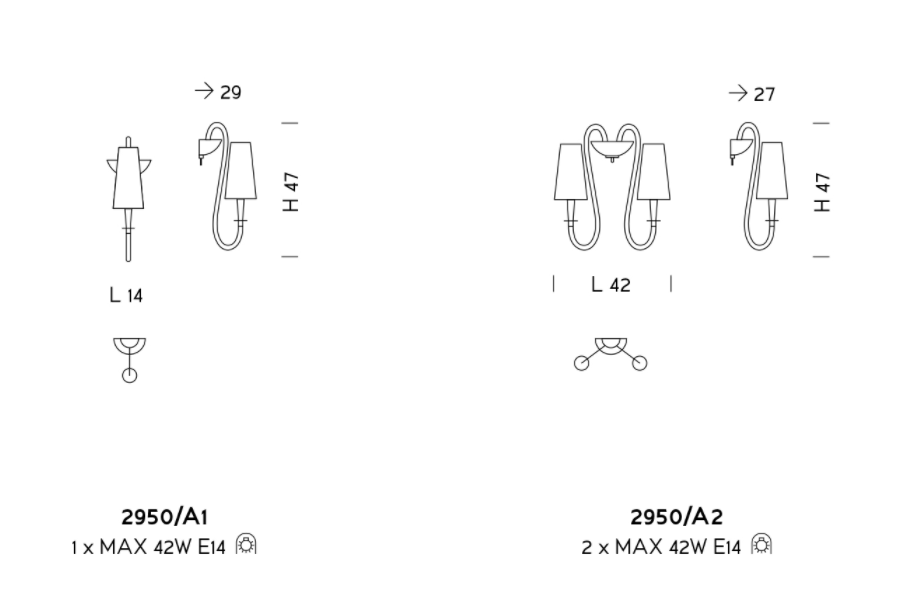Настенная лампа MARGOT