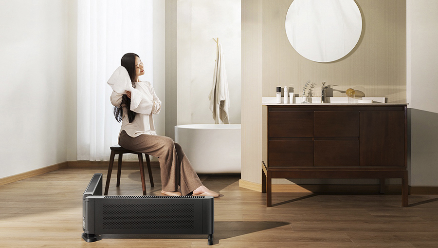 Умный электрический обогреватель Xiaomi Mijia Baseboard Electric Heater Graphene Heating 2 Foldable Version 2200W (TJXDNQ09ZM)-описание-4.jpeg