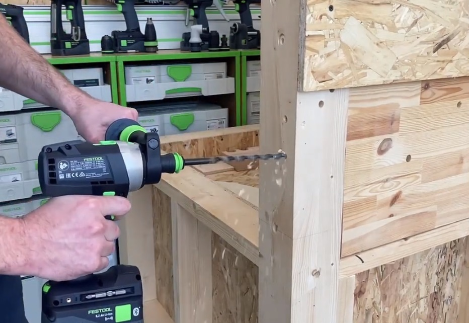 Аккумуляторная ударная дрель-шуруповёрт FESTOOL QUADRIVE TPC 18/4
