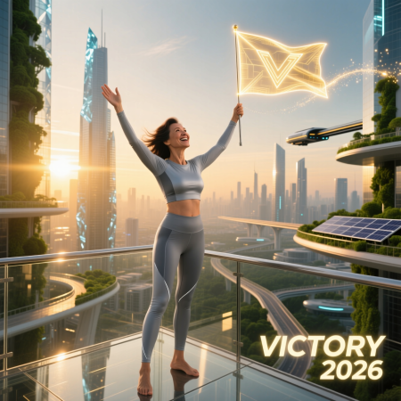 <img src="goal-achievement-2026.jpg" alt="A person celebrating goal achievement in 2026 on a futuristic observation deck, symbolizing success and breakthrough">