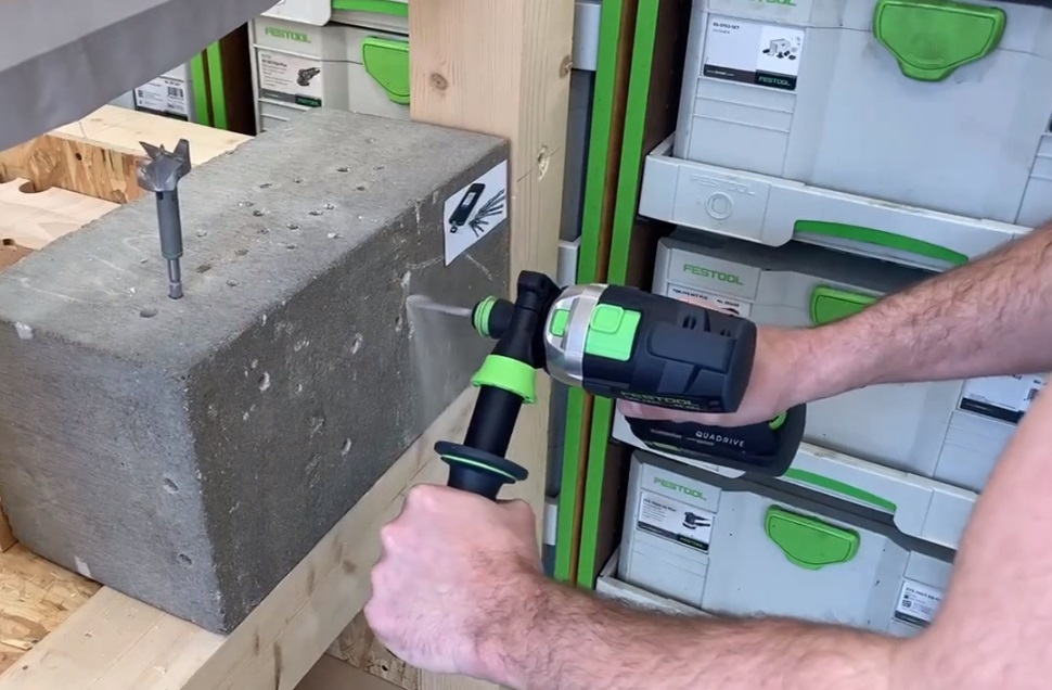 Аккумуляторная ударная дрель-шуруповёрт FESTOOL QUADRIVE TPC 18/4