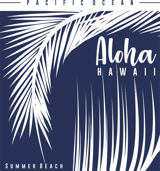 Принт Aloha Hawaii