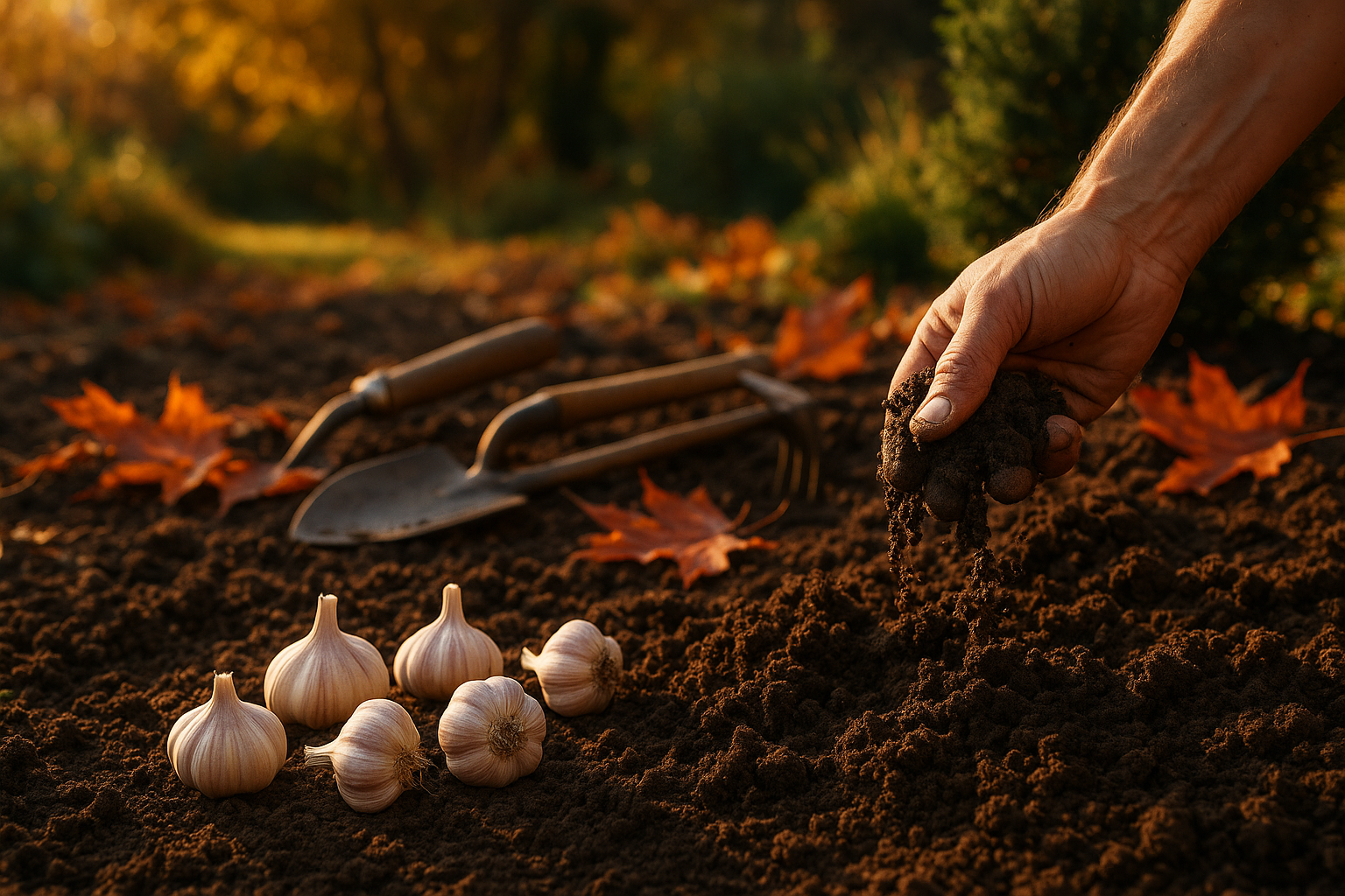 Посадка озимого чеснока в бороздки под зиму: пошаговая инструкция с правильной глубиной и расстоянием между зубками
