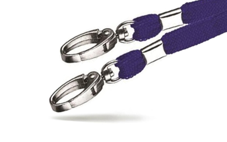 Ланьярд с 2 карабинами