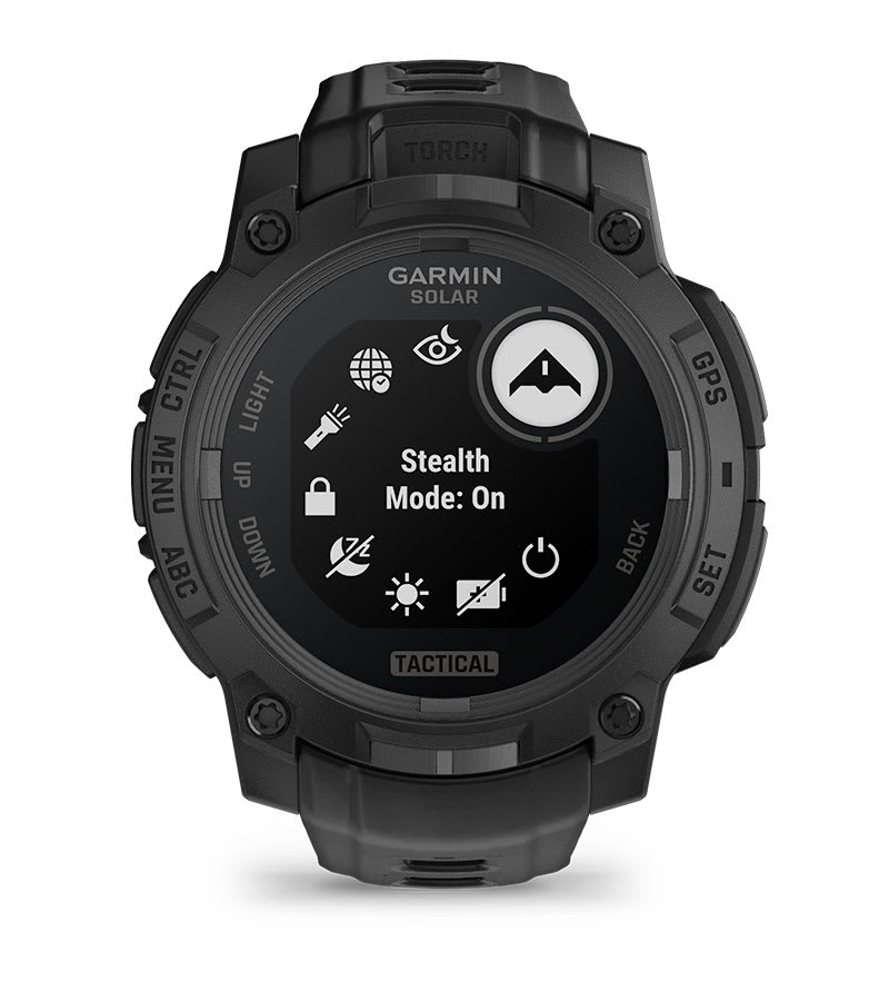 Умные часы Garmin Instinct 3 Solar Tactical 45 mm Black: ГОТОВНОСТЬ К ТАКТИЧЕСКИМ ЗАДАЧАМ