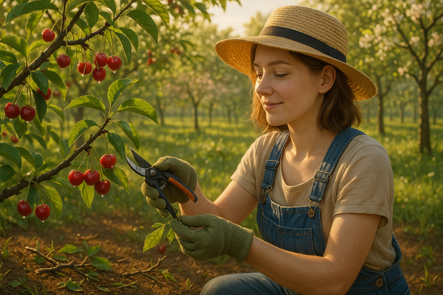 Схема правильной обрезки ви