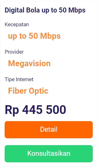 Digital Bola up to 50 Mbps