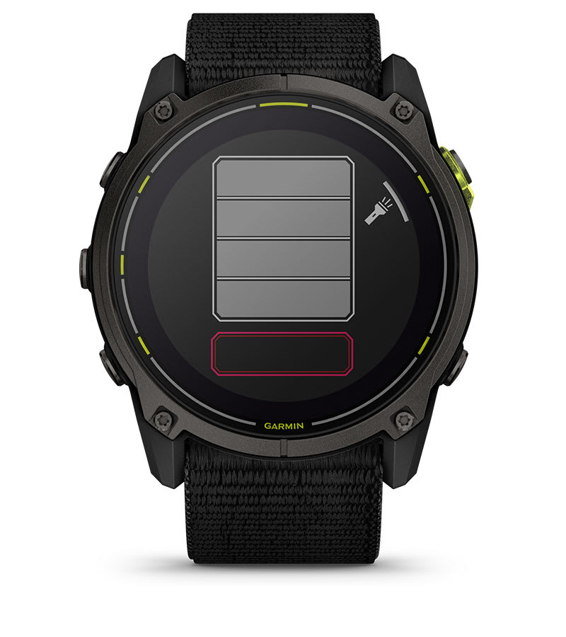 Умные часы Garmin Enduro 3: СВЕТОДИОДНЫЙ ФОНАРЬ