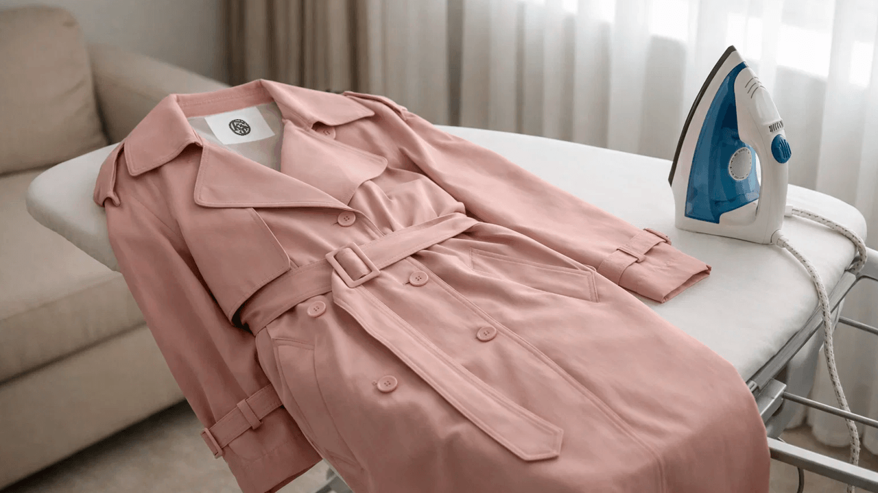 Глаженный тренч Глаженный тренч