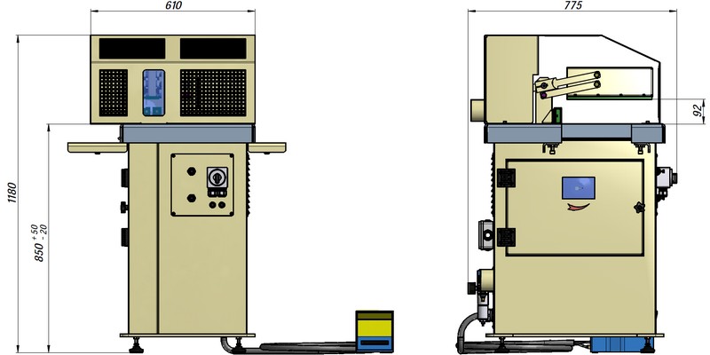 Торцовочный станок TR-350 RM