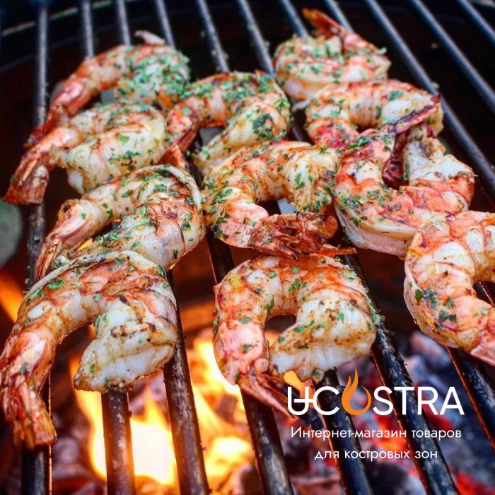 Креветки на гриле