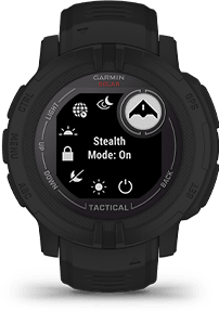 Умные часы Garmin Instinct 2 Solar Tactical коричневый: СТЕЛС-РЕЖИМ