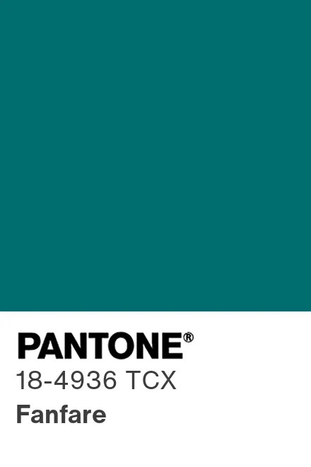  PANTONE 18-4936 Fanfare — Фанфары