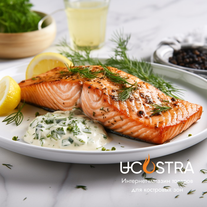 Лосось на гриле