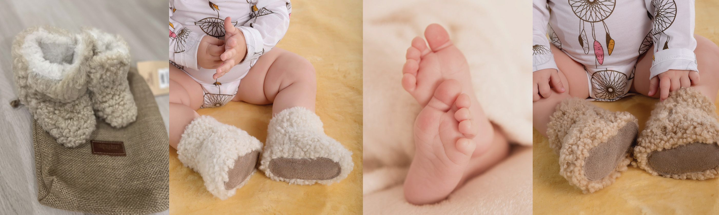 sheepskin boots for baby
